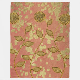 Goldene Feiertagssaison Fleecedecke