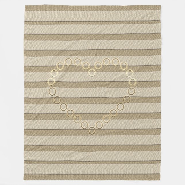 Goldene Feiertagssaison Fleecedecke (Vorderseite)