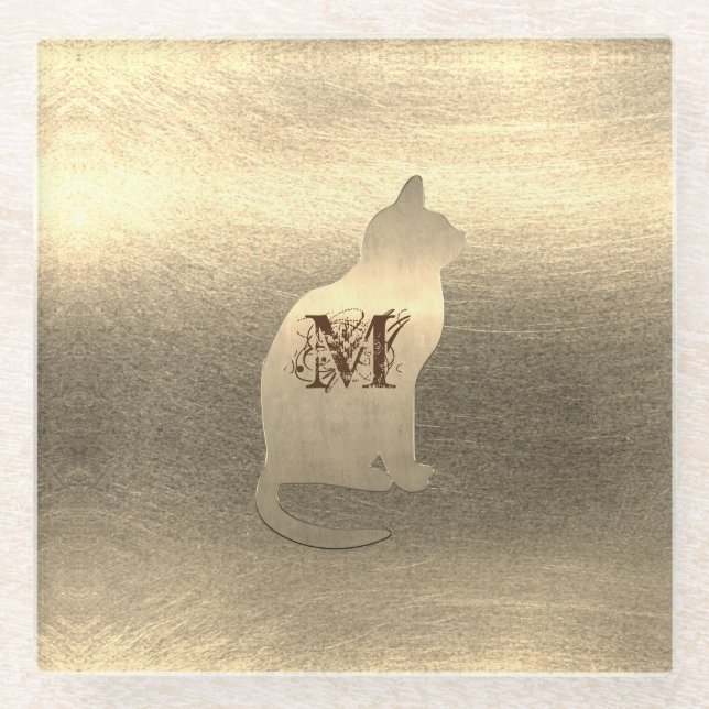 Goldene Feiertagssaison Glasuntersetzer (Vorderseite)