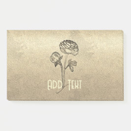 Goldene Feiertagssaison Post-it Klebezettel