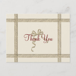 Goldene Feiertagssaison Postkarte