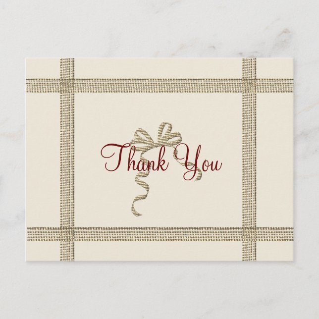 Goldene Feiertagssaison Postkarte (Vorderseite)