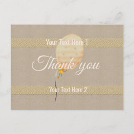 Goldene Feiertagssaison Postkarte