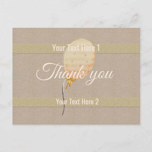 Goldene Feiertagssaison Postkarte (Vorderseite)