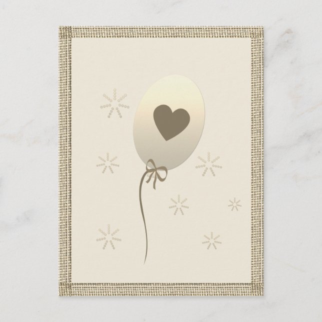 Goldene Feiertagssaison Postkarte (Vorderseite)