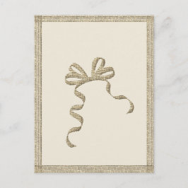 Goldene Feiertagssaison Postkarte