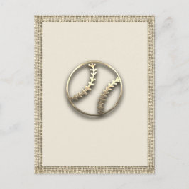 Goldene Feiertagssaison Postkarte