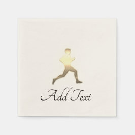 Goldene Feiertagssaison Serviette