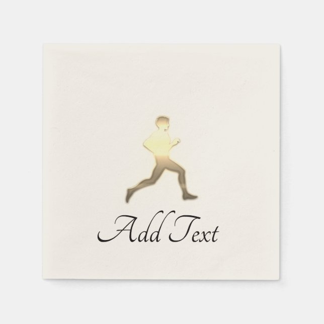 Goldene Feiertagssaison Serviette (Vorderseite)