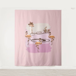 Goldene Feiertagssaison Wandteppich