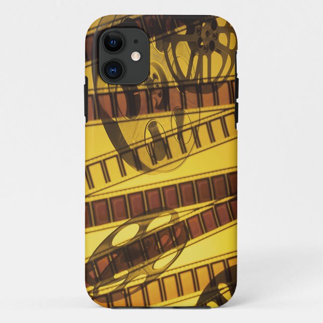 Goldene Film-Film-Spulen Case-Mate iPhone Hülle (Rückseite)
