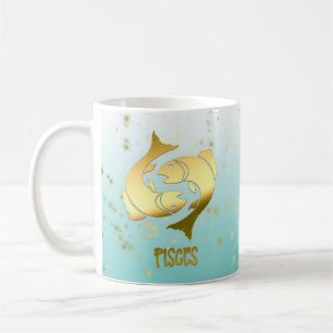 Goldene Fische Ombre Sternzeichen Astrologie Horos Kaffeetasse