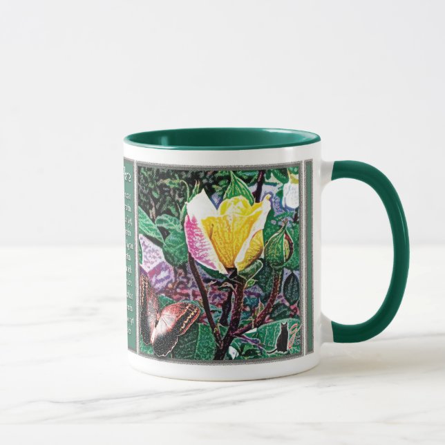 Goldene Flamme Tasse (Rechts)