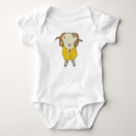 Goldene Fleece Baby Strampler