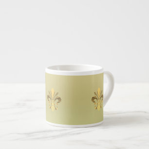 Goldene Fleur de Lys Espressotasse
