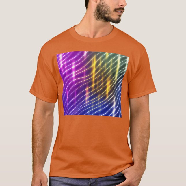 Goldene Flitterwochen Retro T-Shirt (Vorderseite)