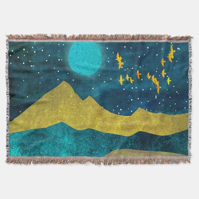 Goldene Flock Decke (Vorderseite)