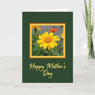 Goldene Florale Rahmenkarte Karte