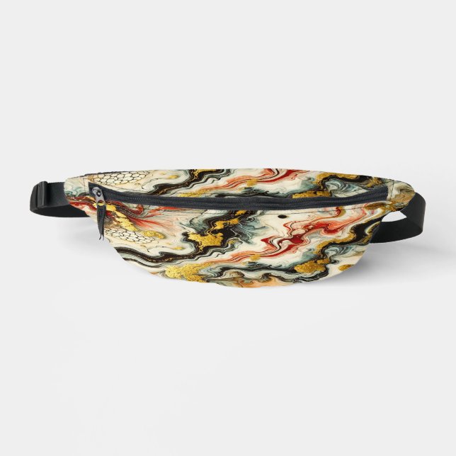 Goldene Flüsse  Bauchtasche (Vorderseite)