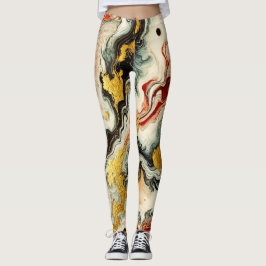 Goldene Flüsse Leggings