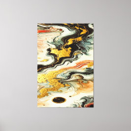 Goldene Flüsse  Leinwanddruck