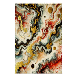 Goldene Flüsse  Poster