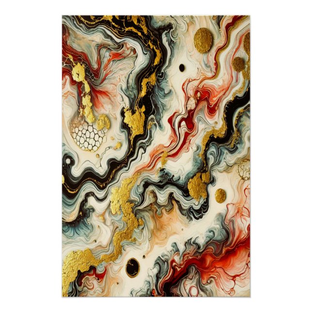 Goldene Flüsse  Poster (Vorderseite)