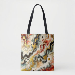 Goldene Flüsse Tasche