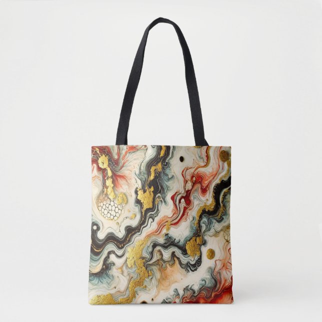 Goldene Flüsse  Tasche (Vorderseite)