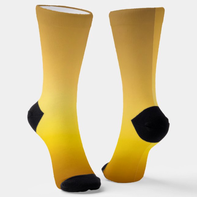 Goldene Flut Socken (Gewinkelt)
