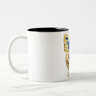 Goldene Foil Butterfly Elegante Tasse
