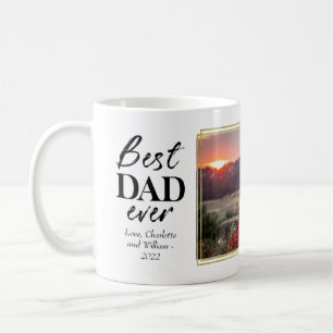 Goldene Foil Geometric Vatertagskaffee Tasse