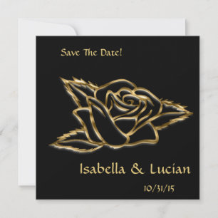 Goldene Foil Look Rose Ristorante Al Pentolino Save The Date