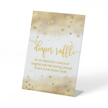 Goldene Foil-Windeln Eintrittspursignatur
