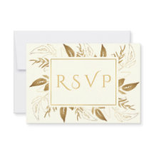 Goldene Foliage | Elegante Gold Ivory Wedding