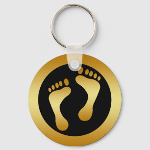 GOLDENE FÜSSE SCHLÜSSELANHÄNGER