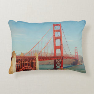 Goldene Gartbrücke Dekokissen