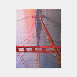 Goldene Gartbrücke Fleecedecke
