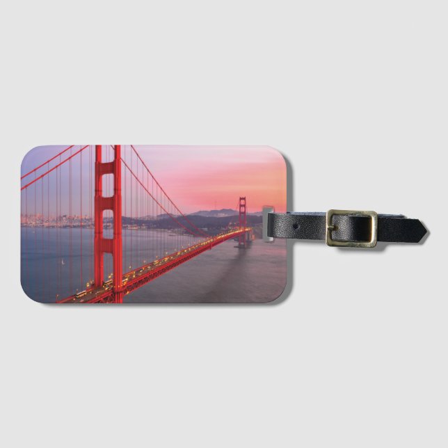 Goldene Gartbrücke Gepäckanhänger (Vorderseite (Horizontal))