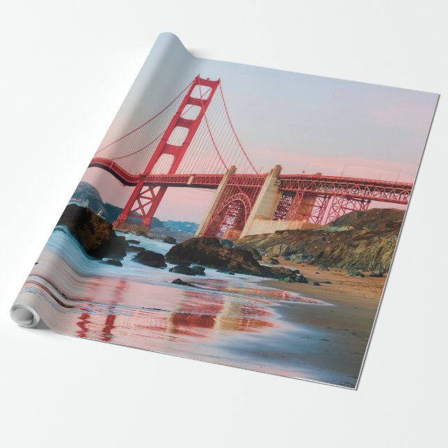 Goldene Gartbrücke Geschenkpapier (Ungerollt)