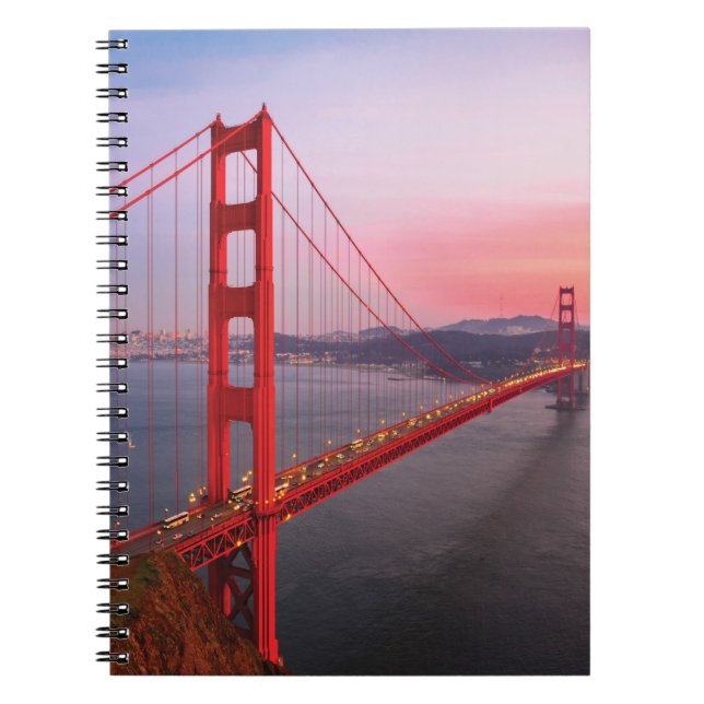 Goldene Gartbrücke Notizblock (Vorderseite)