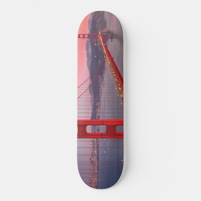 Goldene Gartbrücke Skateboard (Vorderseite)
