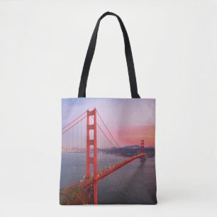 Goldene Gartbrücke Tasche