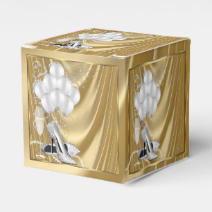 Goldene Geburtstagsfeier Geschenkschachtel
