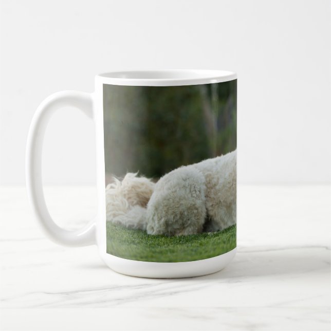 Goldene Gekritzel-Tasse Kaffeetasse (Links)
