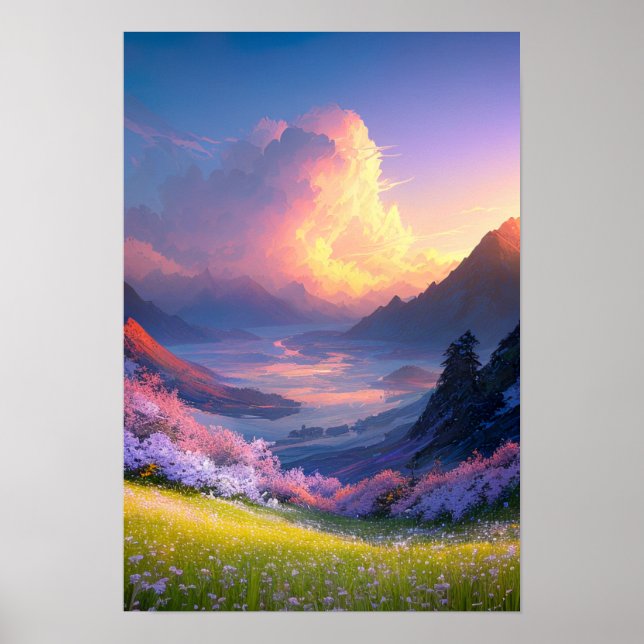 Goldene Gelassenheit Poster (Vorne)