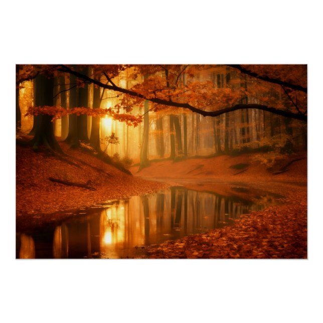 Goldene Gelassenheit Poster (Vorderseite)
