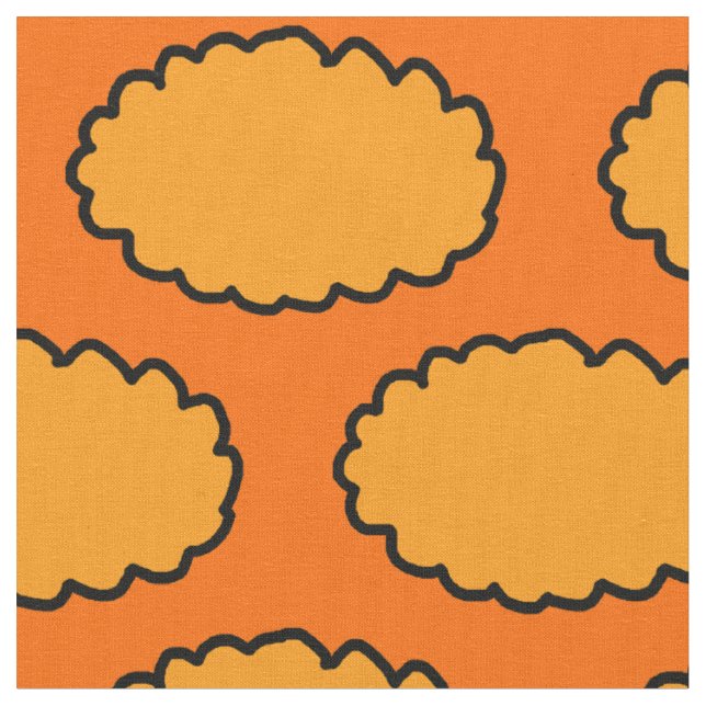 Goldene gelbe Wolke oder Blume Stoff (Nahaufnahme)