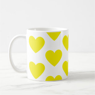 Goldene Gelbherzen Tasse