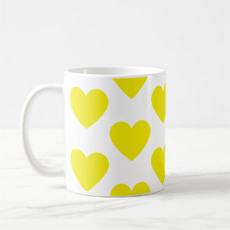 Goldene Gelbherzen Tasse